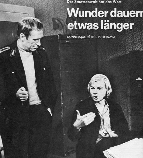 Foto: Bernd Nickel; “FF dabei”, Nr. 7/1973, Seite 17; Im Bild von links: Günter Wolf und Dieter Montag