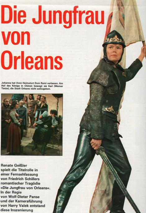 Foto: Bernd Nickel; “FF dabei”, Nr. 22/1976, Seite 44; im Bild: Renate Geißler in der Hauptrolle